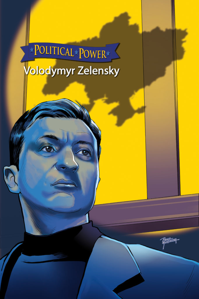 Le président de l'Ukraine, Volodymyr Zelensky, personnage de BD !