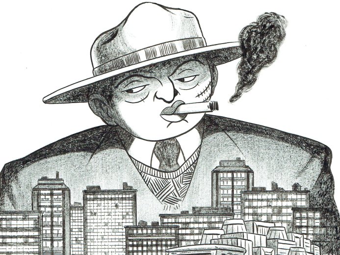 Exposition-vente Pierre-François Radice : Al Capone - Galerie de la bande dessinée (Bruxelles)