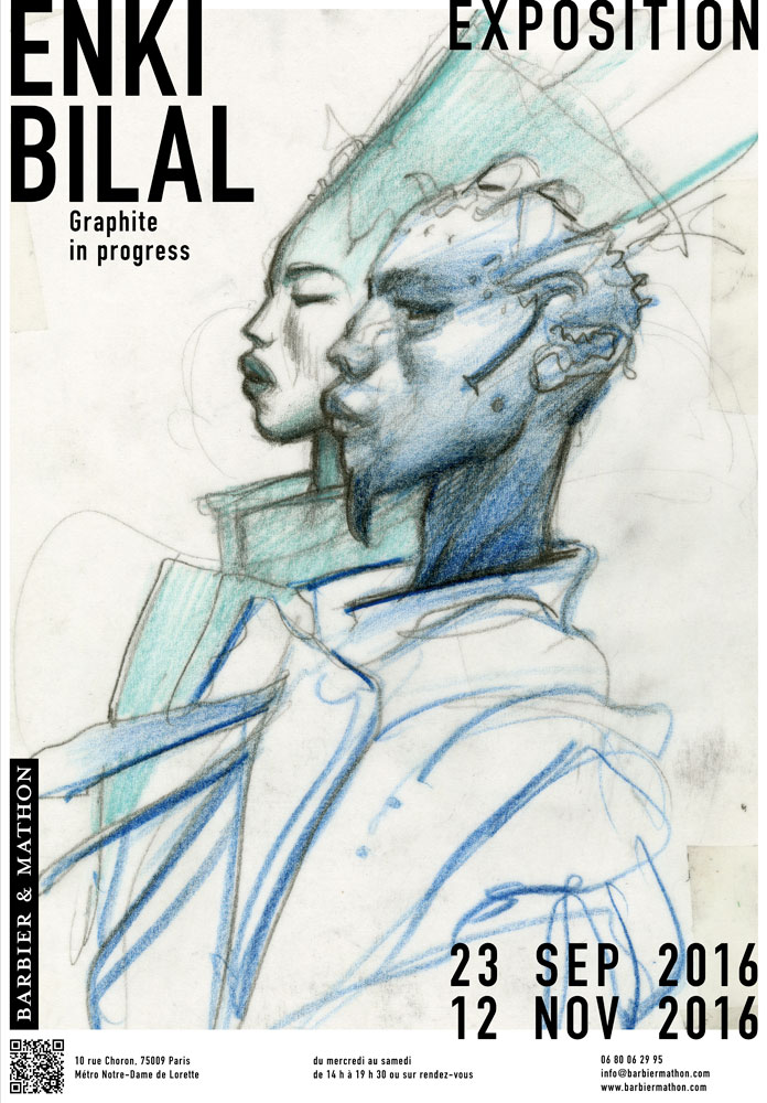 Exposition Enki Bilal // Galerie Barbier & Mathon