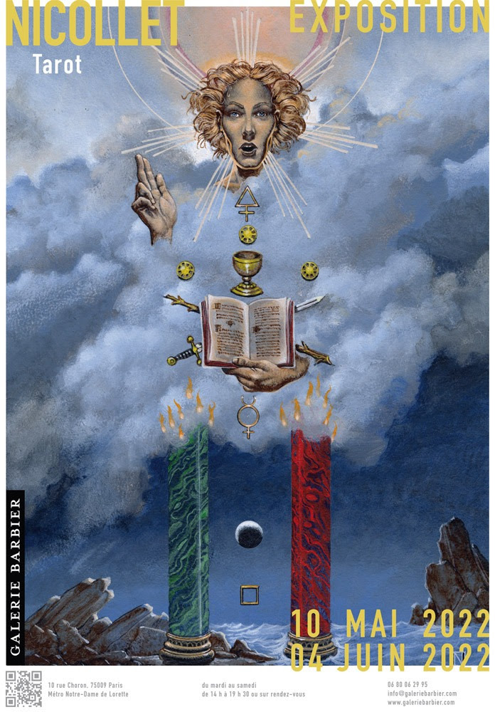 Jean-Michel Nicollet présente son Tarot à la galerie Barbier (Paris)