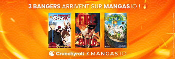  The Promised Neverland, Fire Punch et Kuroko's Basket : Une fournée légendaire arrive sur Mangas.io !