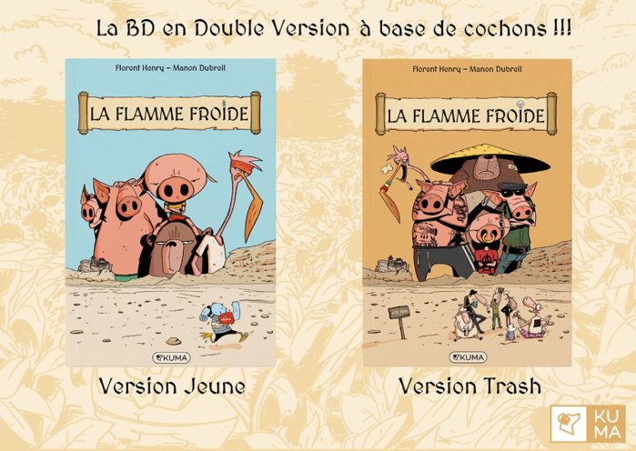La Flamme froide : tout est bon dans ces trois petits cochons.