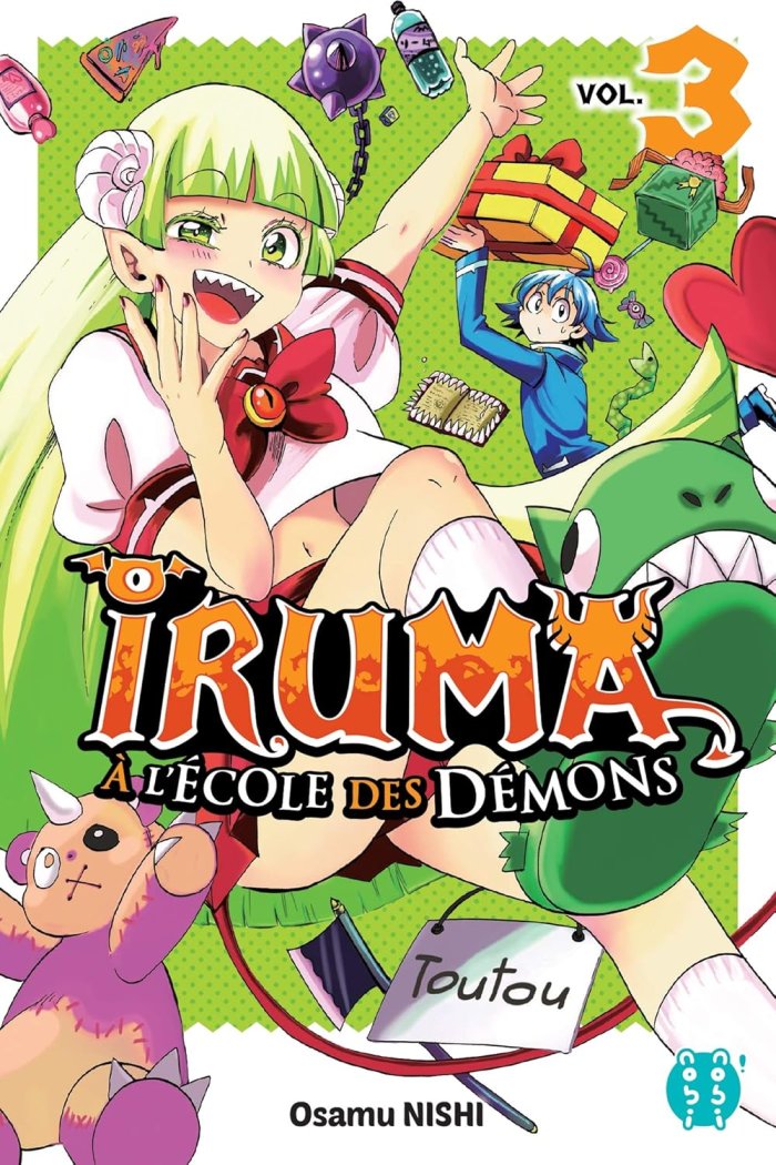 Iruma à l'école des démons T. 3 & T. 4 - Par Osamu Nishi - nobi nobi