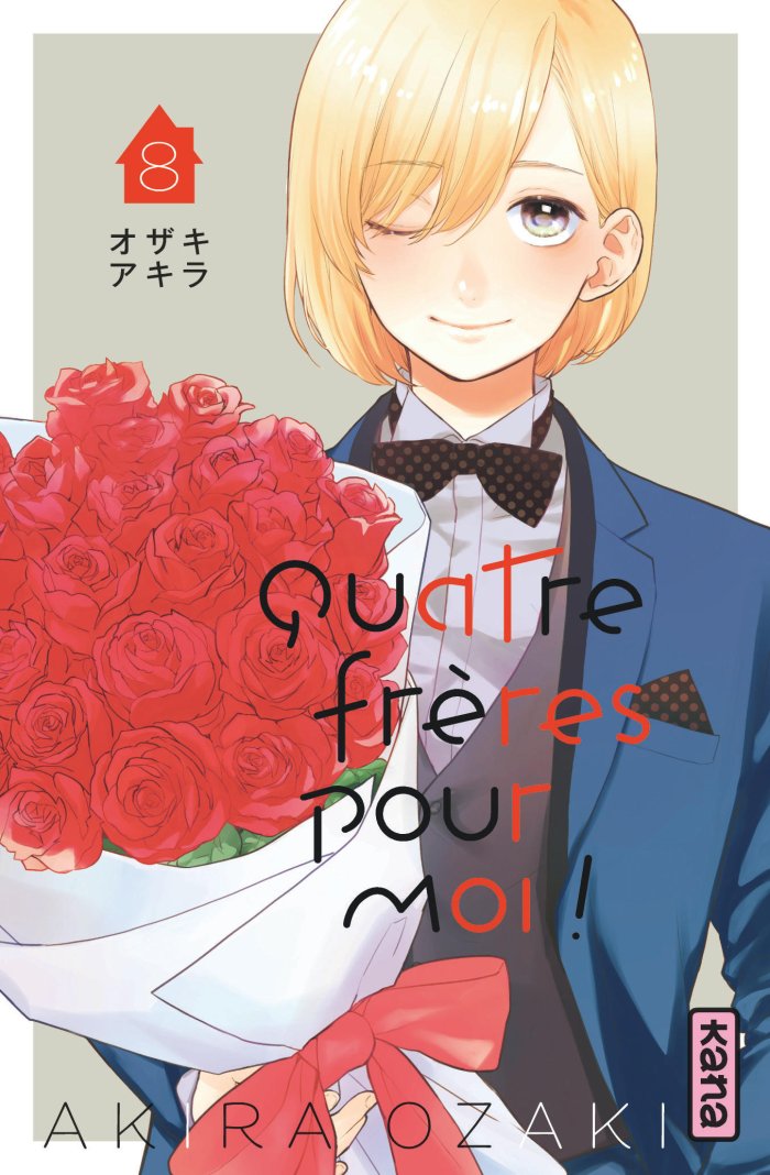 Quatre frères pour moi ! T. 8 – Par Akira Ozaki – Ed. Kana