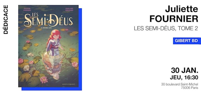 Juliette Fournier chez Gibert BD (Paris)