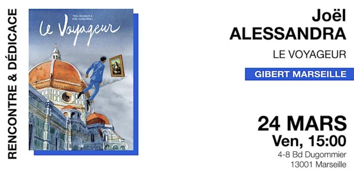 Gibert Marseille, rencontre & dédicace : Joël Alessandra