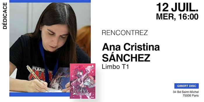 Ana Cristina Sánchez chez Gibert Disc (Paris-Saint-Michel)