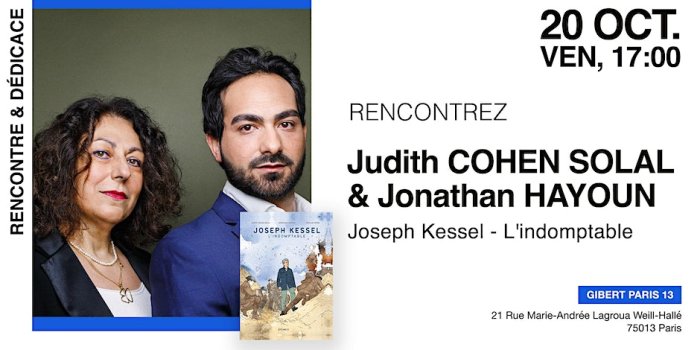 Judith Cohen Solal & Jonathan Hayoun chez Gibert Paris 13