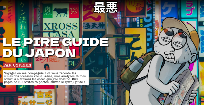 Cyprien : Le plus grand fan du Japon sort son propre guide !