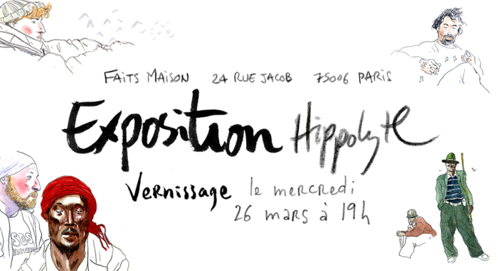Hippolyte, maître de la BD de reportage s'expose à la librairie Faits Maison de Paris