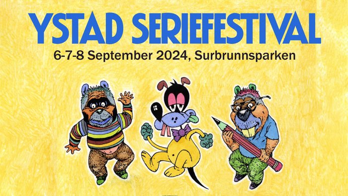 Festival de la bande dessinée d'Ystad 2024 en Suède : le retour de Pelle Forshed et la célébration d'Ulla Donner