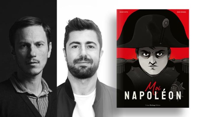 Dédicace « Moi, Napoléon » par Vincent Mottez & Bruno Wennagel chez Filigranes (Bruxelles)