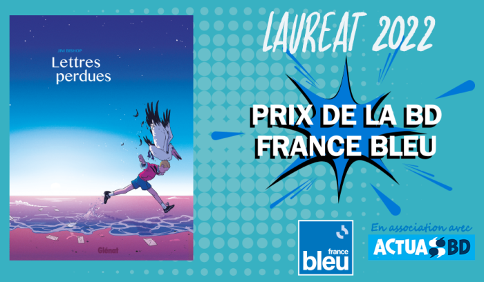 "Lettres perdues" de Jim Bishop (Glénat), Prix 2022 de la BD France Bleu / ActuaBD