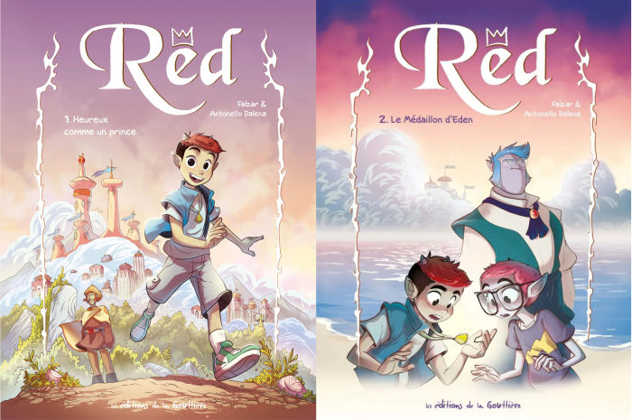 Red T. 3, Le secret d'Atouvent - Par Falzar & Dalena - Ed. de la Gouttière