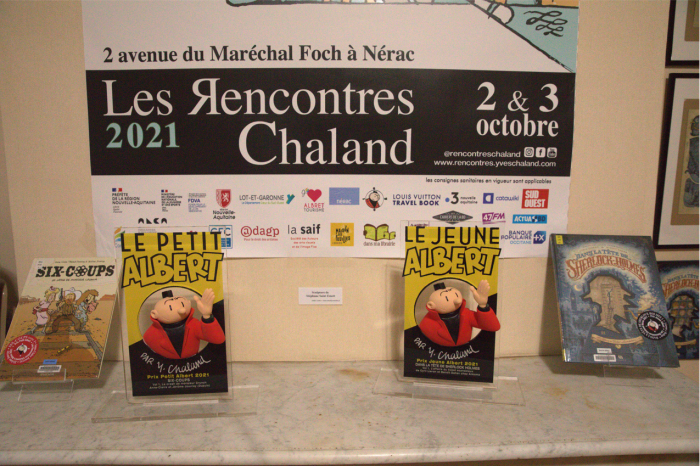Rencontres Chaland à Nérac - choses vues #1 : "Dans la tête de Sherlock Holmes" Prix Jeune Albert et "Six-Coups" Petit Albert 2021