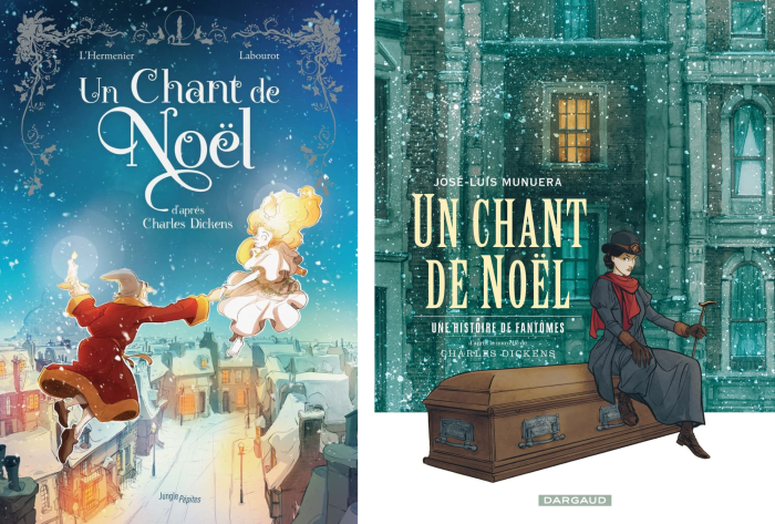 Deux Chants de Noël : L'Hermenier et Labourot (Jungle Pépites) et Munuera (Dargaud)