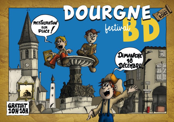 Salon de bande dessinée à Dourgne (81) le 18 décembre 2022