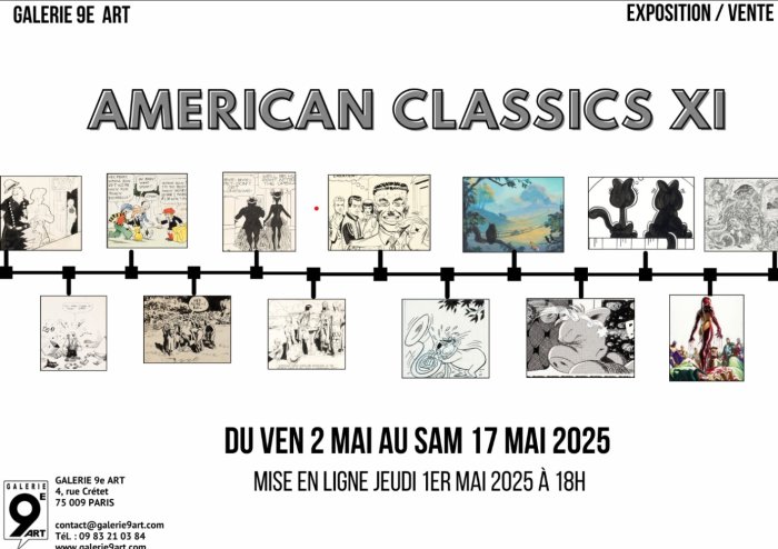Exposition American Classics XI à la Galerie 9e Art (Paris)