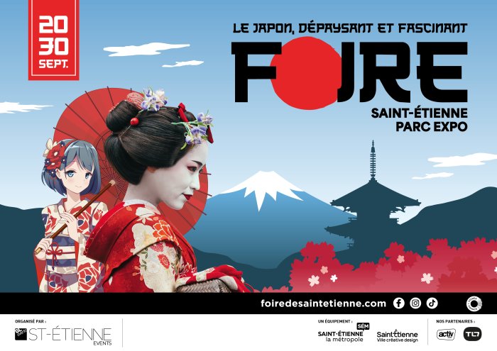 Du 20 au 30 septembre 2024, la Foire de Saint-Etienne hisse les couleurs du Japon !
