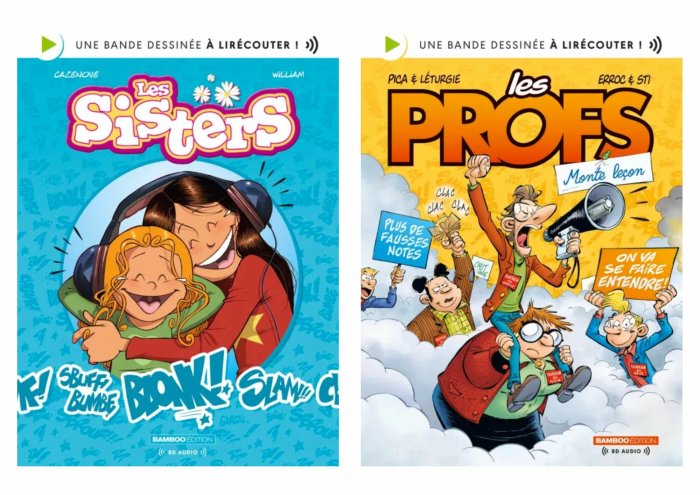 Avec Les Profs et Les Sisters, Bamboo se lance dans la BD hybride