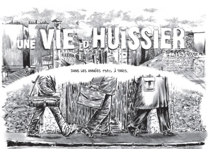 Dav Guedin dédicace "Une vie d'huissier" chez "Bulles de Salon" (Paris)