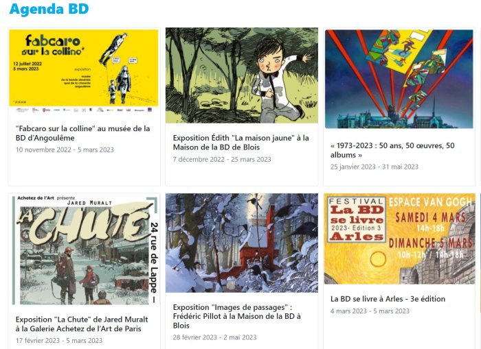 Comment inscrire gratuitement vos événements dans l'agenda d'ActuaBD ?