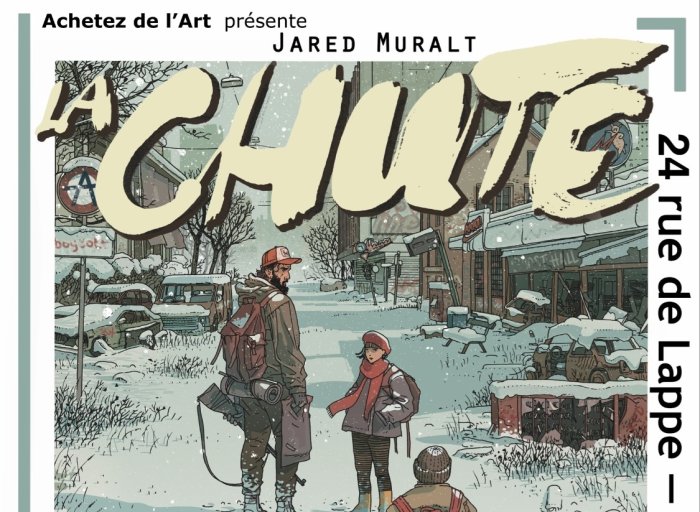 Exposition "La Chute" de Jared Muralt à la Galerie Achetez de l'Art de Paris