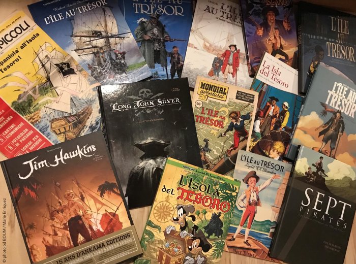 Exposition "L'Île au trésor en bande dessinée" à la Maison de la bd de Blois