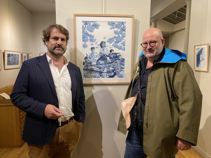 Madeleine, Dominique Bertail et Jean-David Morvan pour la troisième fois exposé à la galerie Barbier (Paris)