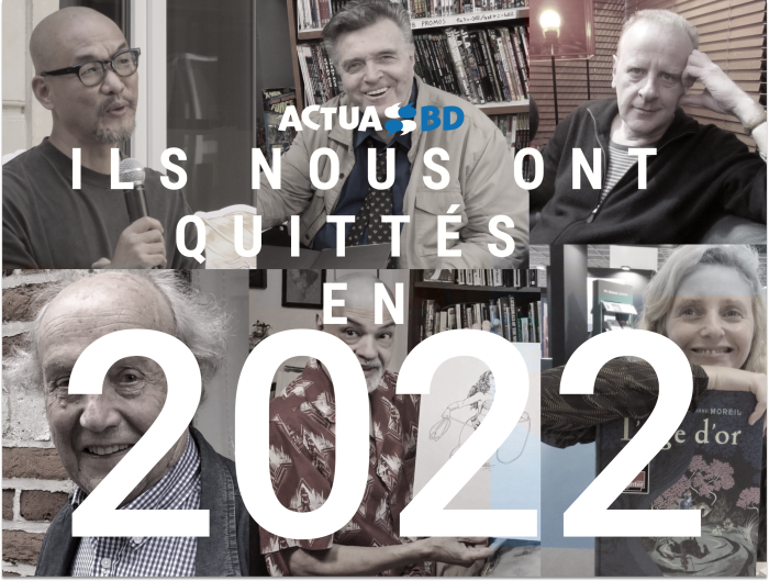 Bande dessinée : Ils nous ont quittés en 2022