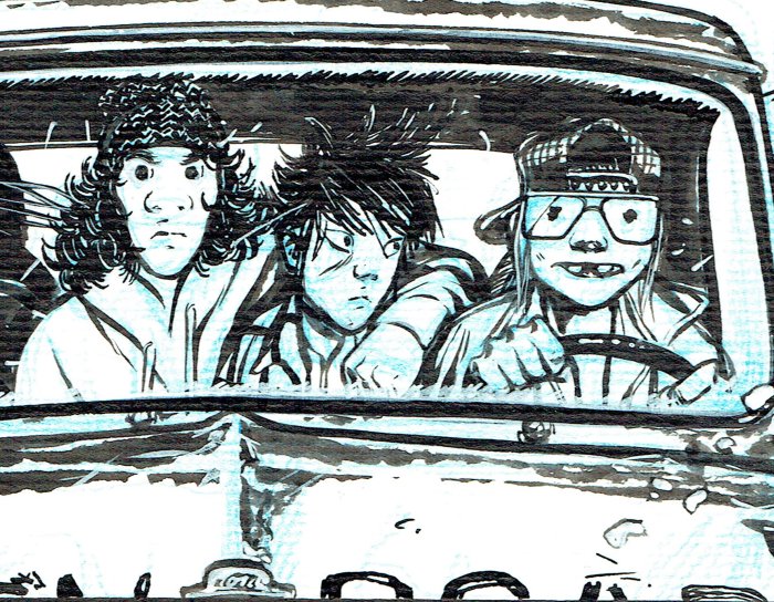 Exposition-Vente Alex W. Inker - Colorado Train - Galerie de la Bande Dessinée (Bruxelles)