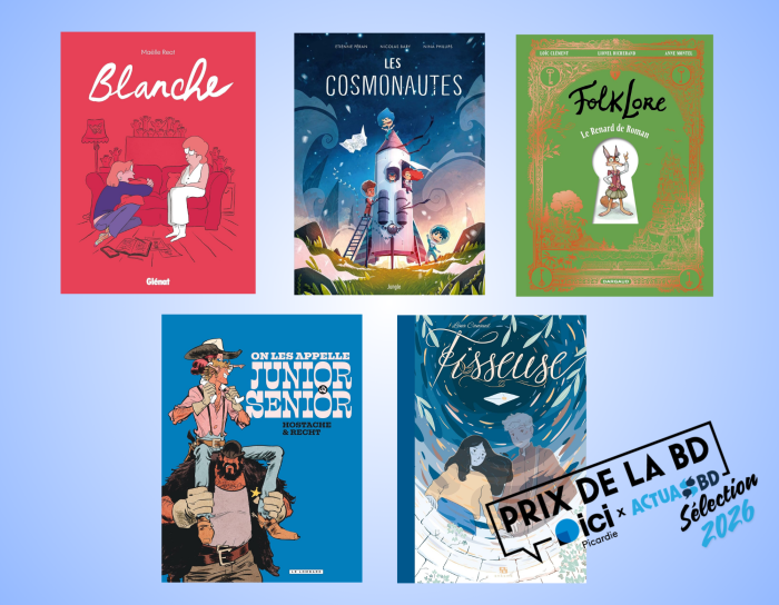 Prix Ici Picardie / ActuaBD 2026 : la sélection finale