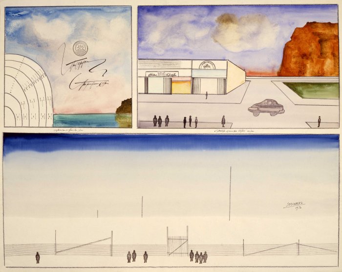 Les œuvres de l'illustrateur Saül Steinberg à la Galerie Maeght