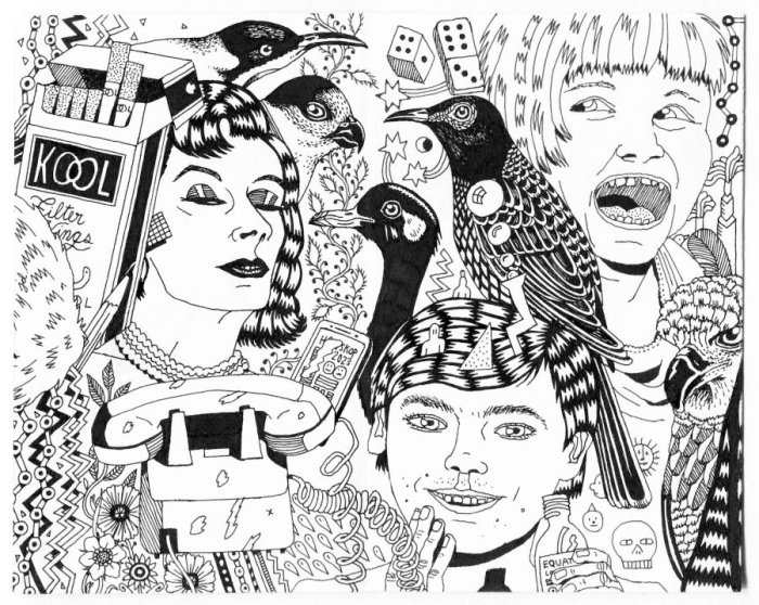 Exposition de Julie Doucet à la galerie Anne Barrault (Paris)