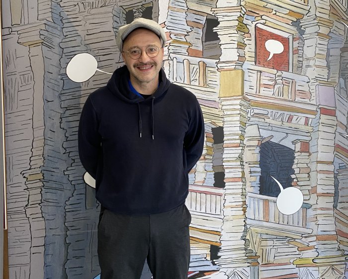 David Prudhomme, l'explorateur graphique à la maison de la BD de Blois