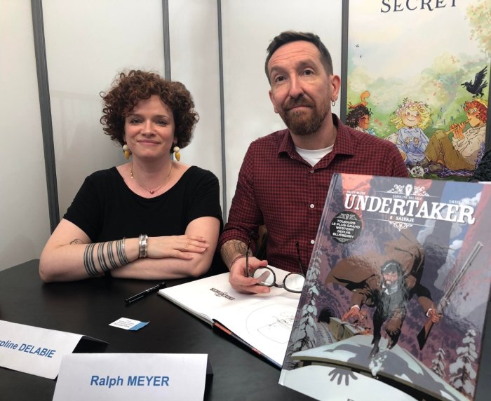 Ralph Meyer et Caroline Delabie sur la série Undertaker : "L'inspiration, elle vient de nous trois" [INTERVIEW]