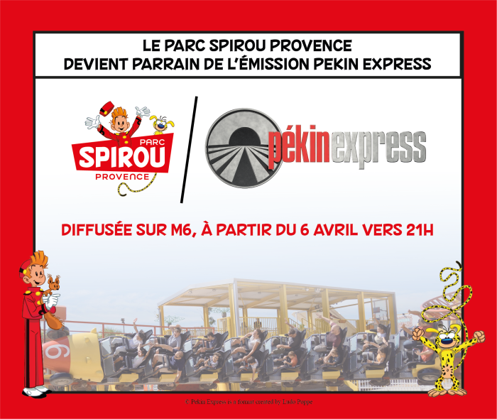 La réouverture du Parc Spirou passe par Pékin Express
