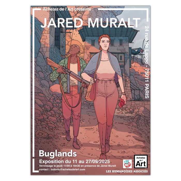 Exposition "Buglands" de Jared Muralt chez Achetez de l'Art Paris