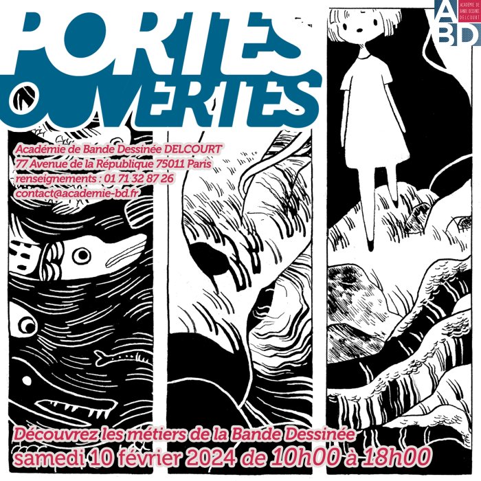 Portes ouvertes à l'Académie de la BD Delcourt