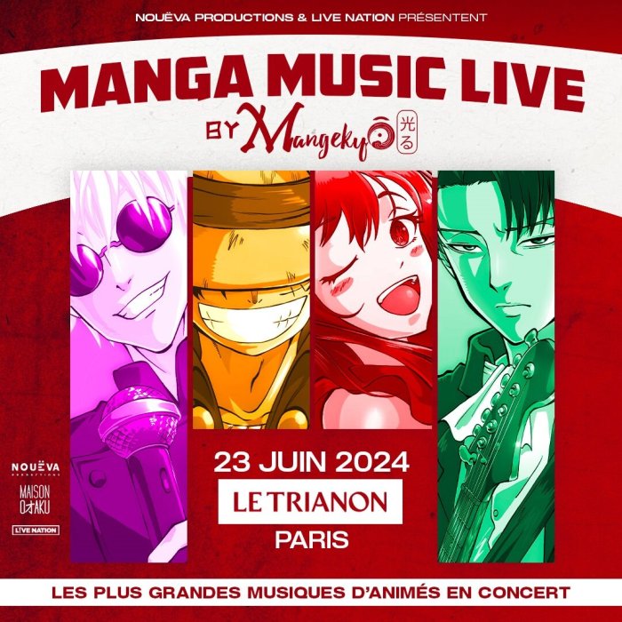 La Maison Otaku au Trianon de Paris avec un concert manga live
