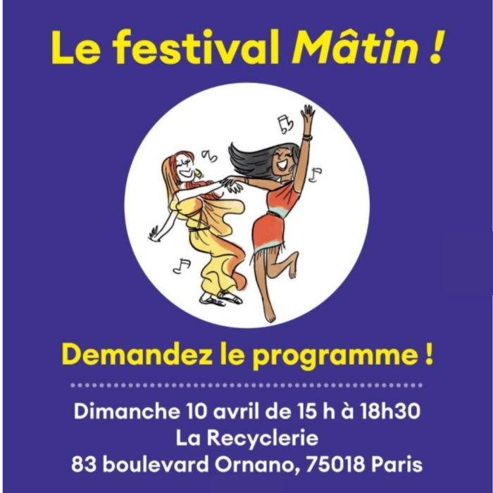 Festival Mâtin, revue de BD engagée, ce dimanche 10 avril à la REcyclerie (Paris)