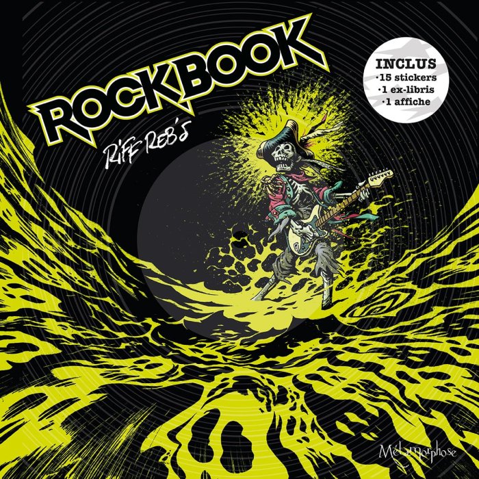 Exposition Riff Reb's à la maison de la BD de Blois à l'occasion de la publication de RockBook (Oxymore)