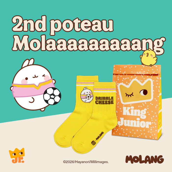 Burger King et Molang s'unissent à l'occasion de la Coupe du monde