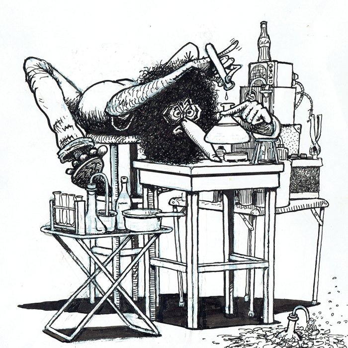 Exposition-vente Gilbert Shelton - Les Fabuleux Freak Brothers - à la Galerie de la Bande Dessinée (Bruxelles)