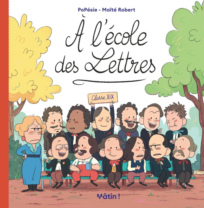 À l'École des lettres - par Popésie et Maïté Robert - Dargaud