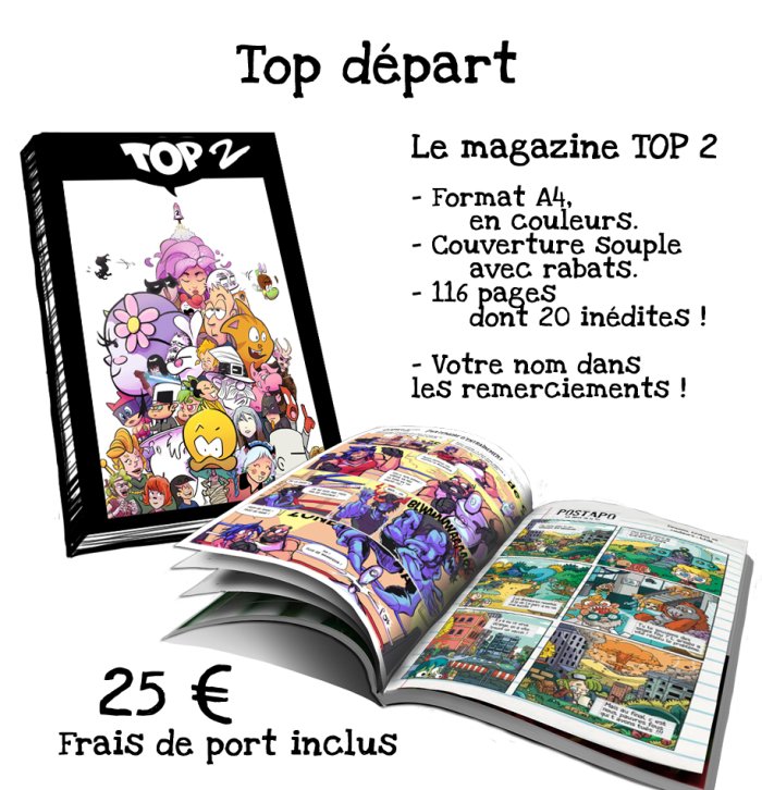 Top Magazine N°2 sur Ulule