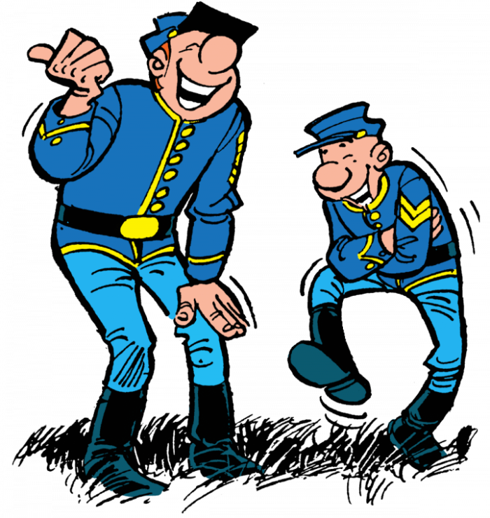 Voici la couverture du premier Tuniques bleues de Lambil sans Cauvin.