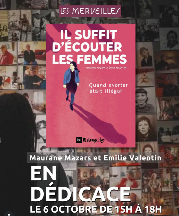 Dédicace "Il suffit d'écouter les femmes" à la Librairie des Merveilles (Paris)