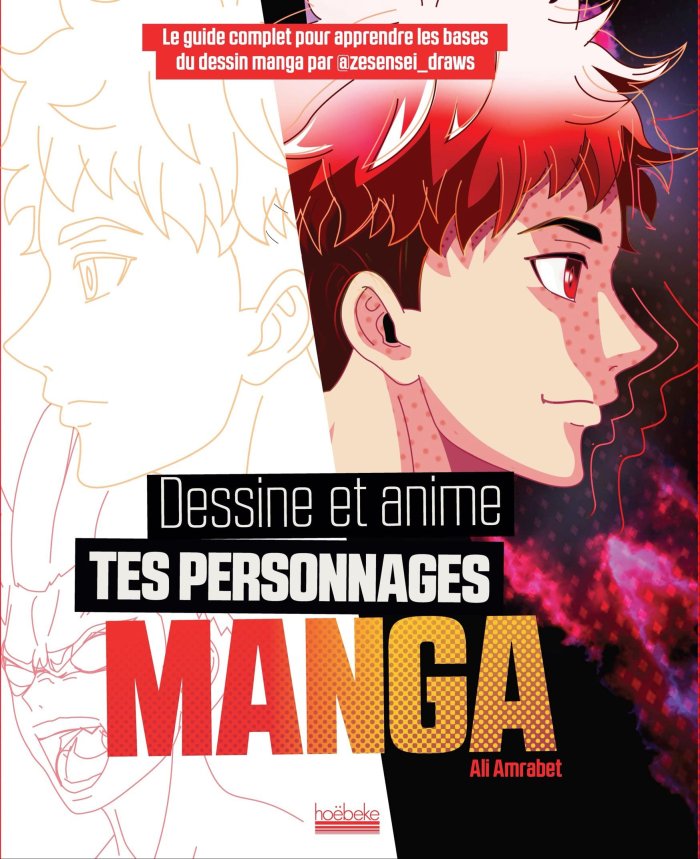 La star de TikTok ZeSensei Draws présente son petit manuel de dessin manga.