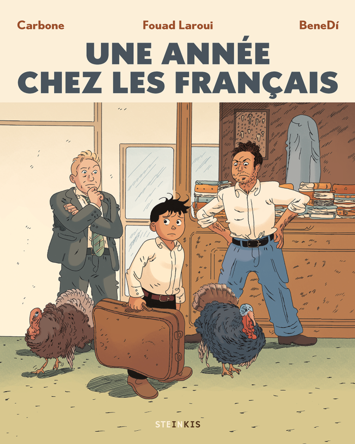 <i>Une année chez les Français</i> – Carbone et BeneDi (d'après Fouad Laroui) – Steinkis
